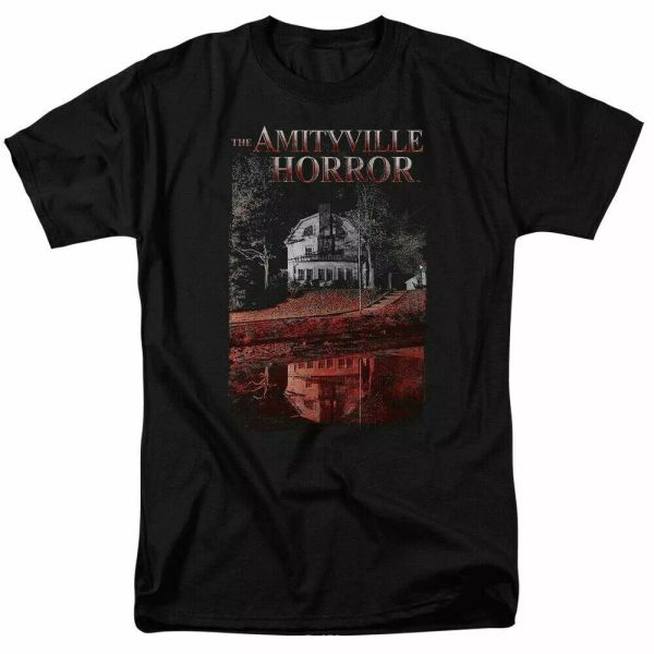 the amityville horror cold blood t shirt licensed horror movie retro tee black, White;black
the amityville horror cold blood t shirt licensed horror movie retro tee black, White;black