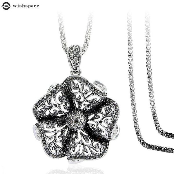 contracted character joker hollow out flowers alloy necklace women sweater chain accessories wholesale chains, Silver
contracted character joker hollow out flowers alloy necklace women sweater chain accessories wholesale chains, Silver