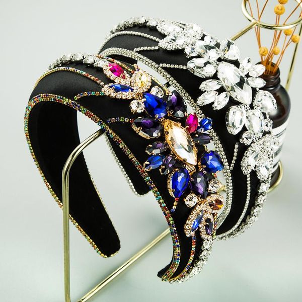 hair clips & barrettes retro baroque polychromatic crystal flower head luxurious metal belt and shiny rhinestone headbands for women party h, Golden;silver
hair clips & barrettes retro baroque polychromatic crystal flower head luxurious metal belt and shiny rhinestone headbands for women party h, Golden;silver