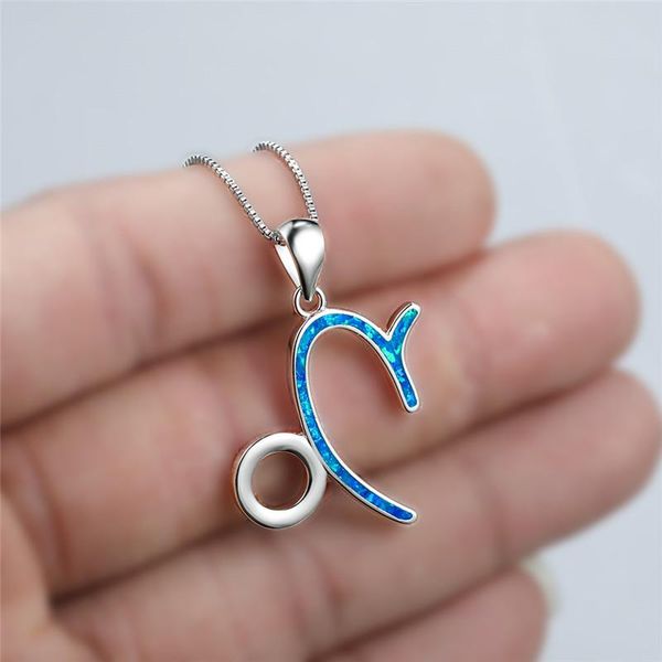 pendant necklaces simple white blue opal stone necklace vintage female capricorn rose gold silver color chain for women
pendant necklaces simple white blue opal stone necklace vintage female capricorn rose gold silver color chain for women