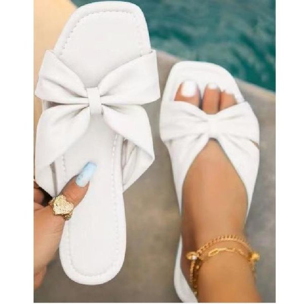 sandals flat women's leisure bow holiday female beach slippers solid soft pu leather large size ladies summer shoes, Black
sandals flat women's leisure bow holiday female beach slippers solid soft pu leather large size ladies summer shoes, Black