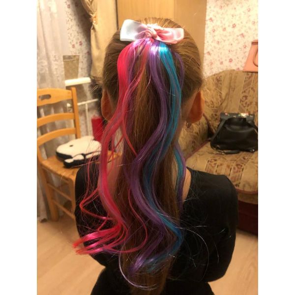 hair accessories cute girls colorful wig ropes princess twist braid elastic bands ponytail headwear fashion kids tool, Slivery;white
hair accessories cute girls colorful wig ropes princess twist braid elastic bands ponytail headwear fashion kids tool, Slivery;white