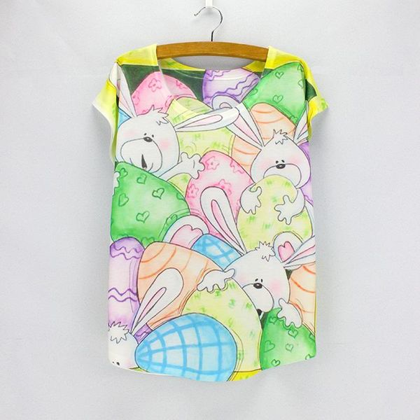 women's t-shirt cute mini rabbits pattern women america & europe fashion design girl tees 2021 vogue summer wholesale, White
women's t-shirt cute mini rabbits pattern women america & europe fashion design girl tees 2021 vogue summer wholesale, White