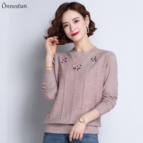 women's sweaters sweater 2021 spring autumn causal women pullover knitted clothing embroidery floral for, White;black
women's sweaters sweater 2021 spring autumn causal women pullover knitted clothing embroidery floral for, White;black
