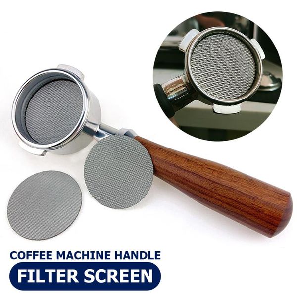 coffee filters 51/53/58.5mm machine handle filter screen stainless steel reusable secondary diversion accessories
coffee filters 51/53/58.5mm machine handle filter screen stainless steel reusable secondary diversion accessories