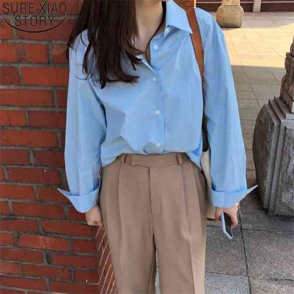 casual loose long sleeve shirts oversize shirt women blosues minimalist female blue spring summer femme 11297 210506, White
casual loose long sleeve shirts oversize shirt women blosues minimalist female blue spring summer femme 11297 210506, White