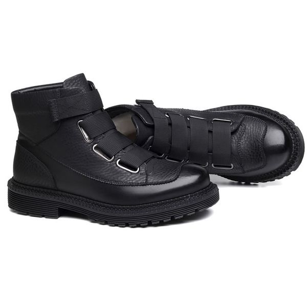 cow leather men winter boots handmade retro wool warm male casual ankle boot genuine leather snow boots, Black
cow leather men winter boots handmade retro wool warm male casual ankle boot genuine leather snow boots, Black