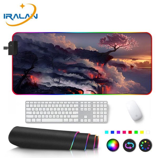 mouse pads & wrist rests 2021 glowing gaming pad rgb desk mat 80x30/90x40cm mousepad pc luminescent large gamer table
mouse pads & wrist rests 2021 glowing gaming pad rgb desk mat 80x30/90x40cm mousepad pc luminescent large gamer table