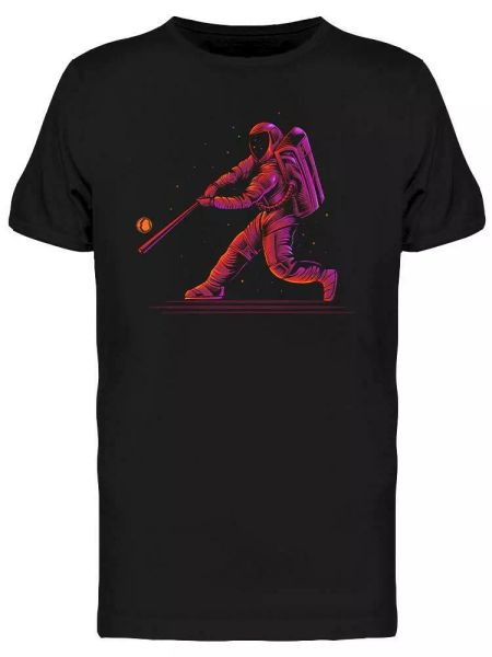 astronaut hitting a ball tee men's -image by shutterstock, White;black
astronaut hitting a ball tee men's -image by shutterstock, White;black