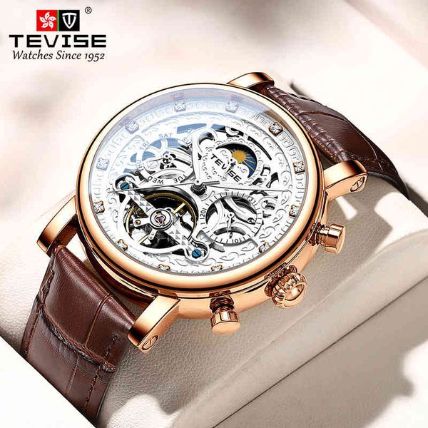 watch 2021 men's with diamond day and night star business leisure calendar mechanical, Slivery;brown
watch 2021 men's with diamond day and night star business leisure calendar mechanical, Slivery;brown