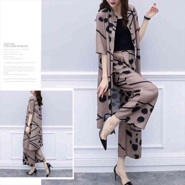 spring summer fashion 2 piece set women long cardigan blouse and wide leg pant sets elegant chiffon pants suits, Gray
spring summer fashion 2 piece set women long cardigan blouse and wide leg pant sets elegant chiffon pants suits, Gray