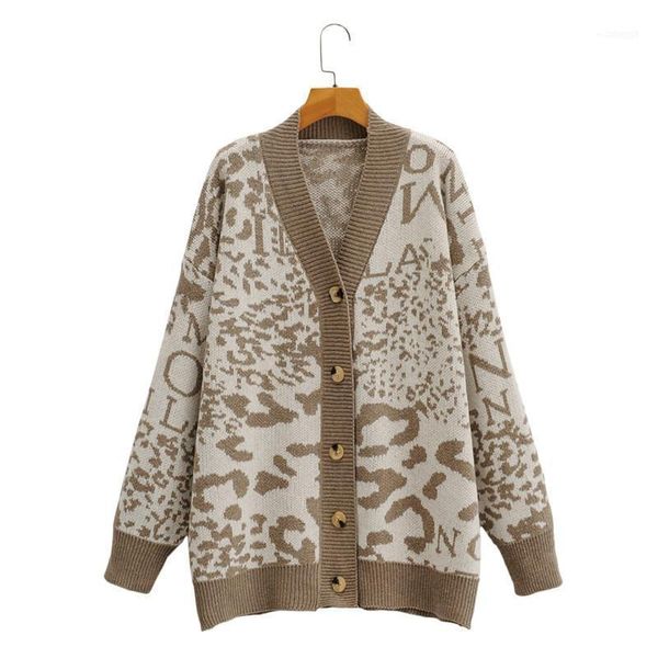 women's knits & tees long leopard print single-breasted female knit cardigan thicken loose outer wear retro lazy harajuku chic sweater1, White
women's knits & tees long leopard print single-breasted female knit cardigan thicken loose outer wear retro lazy harajuku chic sweater1, White
