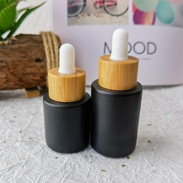 storage bottles & jars samples 5 pcs cosmetic essential oil bottle black glass with bamboo dropper dispenser skin care packaging
storage bottles & jars samples 5 pcs cosmetic essential oil bottle black glass with bamboo dropper dispenser skin care packaging