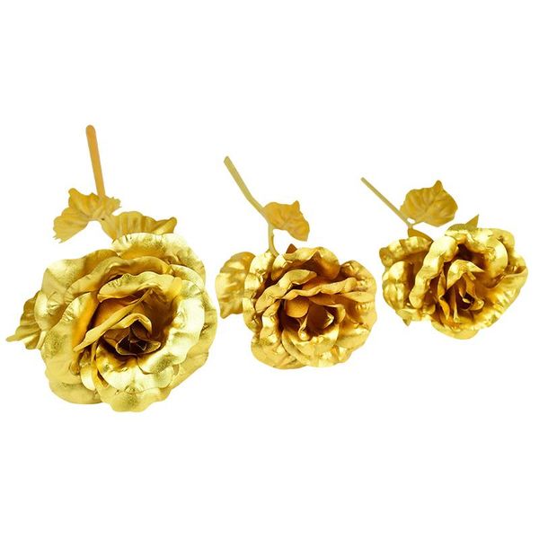 2pcs gold rose artificial flowers simulation foil plated pe branch for home wedding decoration valentines day gift supplies decorative & wre
2pcs gold rose artificial flowers simulation foil plated pe branch for home wedding decoration valentines day gift supplies decorative & wre