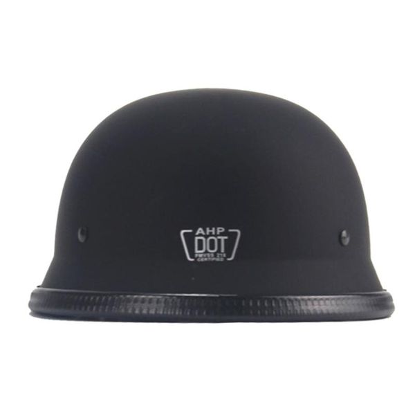 comfortable matte black german style vintage motorcycle helmet durable half face bicycle cycling caps & masks
comfortable matte black german style vintage motorcycle helmet durable half face bicycle cycling caps & masks