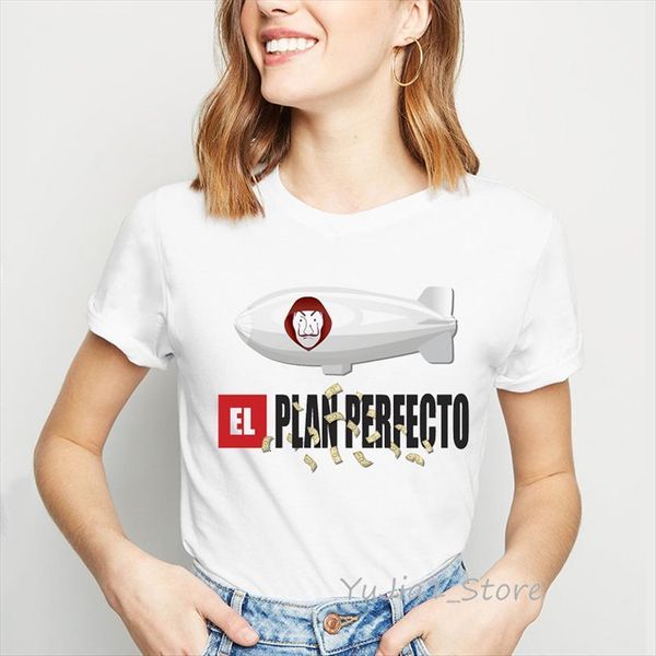ropa mujer funny la womens t shirt casa de papel camiseta money heist tee femme summer, White
ropa mujer funny la womens t shirt casa de papel camiseta money heist tee femme summer, White