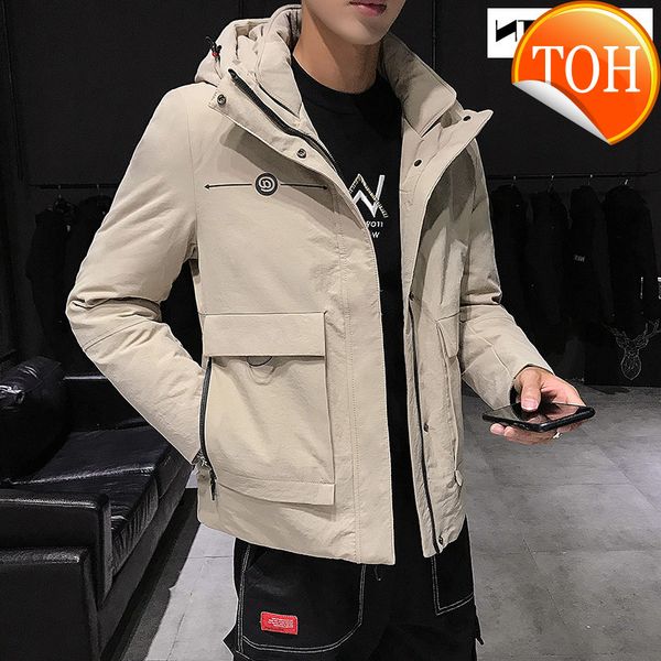 2021new arrivals casual fashion winter jacket men hooded heat insulated windbreaker white duck down coat male waterproof clothes, Black
2021new arrivals casual fashion winter jacket men hooded heat insulated windbreaker white duck down coat male waterproof clothes, Black