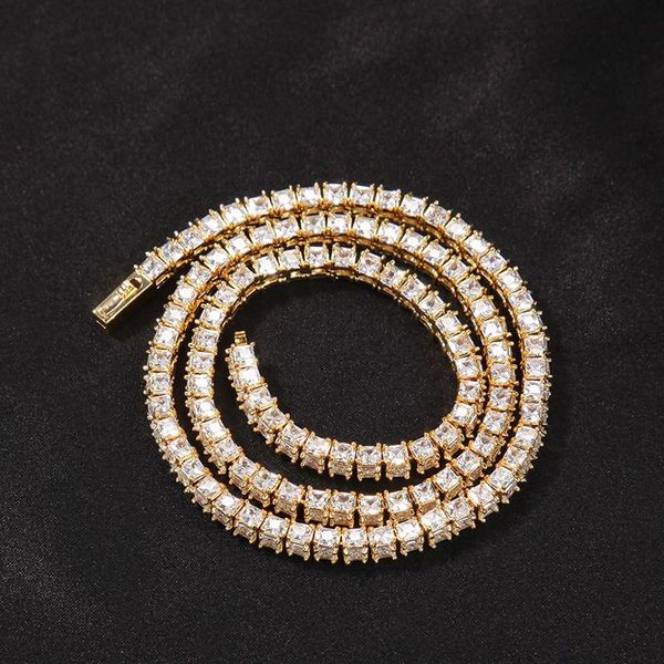 chains hip hop claw setting square cz stone bling iced out 6mm tennis link chain chokers necklaces for men women rapper jewelry, Silver
chains hip hop claw setting square cz stone bling iced out 6mm tennis link chain chokers necklaces for men women rapper jewelry, Silver