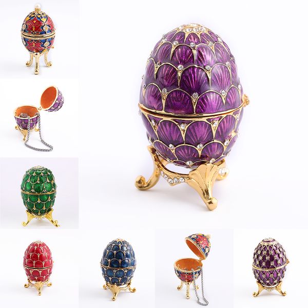 creative office home decoration enamel jewelry box metal crafts painted electroplating easter egg gift diamond jewelry box, Black;white
creative office home decoration enamel jewelry box metal crafts painted electroplating easter egg gift diamond jewelry box, Black;white