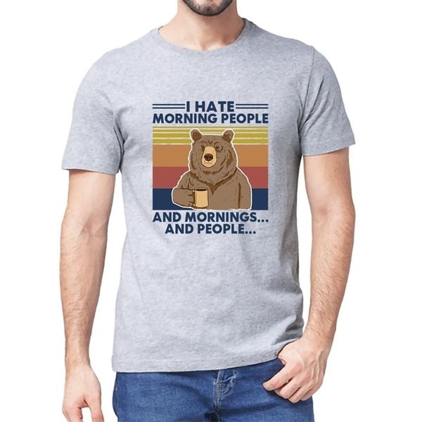 camping bear i hate morning people and mornings and people vintage neck summer men's cotton t-shirt humor gift women tee 3xl 210324, White;black
camping bear i hate morning people and mornings and people vintage neck summer men's cotton t-shirt humor gift women tee 3xl 210324, White;black