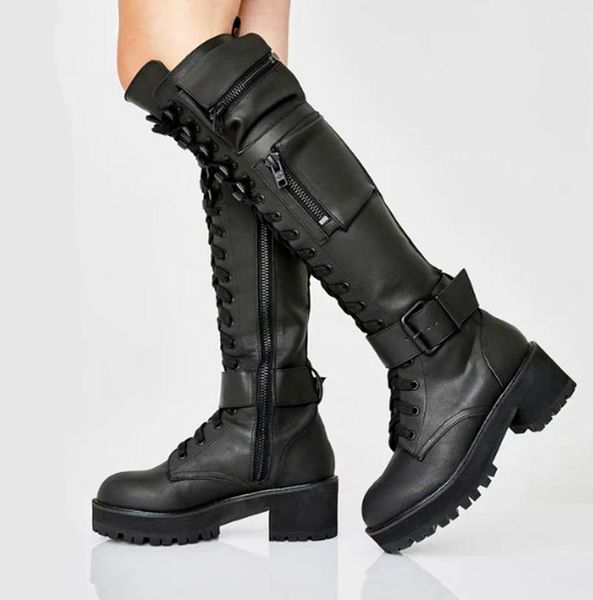 boots knee high pu leather low heels women shoes woman booties vintage ethic shoe chaussures femme zapatos mujer sapato sa1006, Black
boots knee high pu leather low heels women shoes woman booties vintage ethic shoe chaussures femme zapatos mujer sapato sa1006, Black
