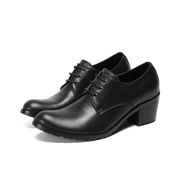 dress shoes classic genuine leather middle heel men oxfords big size black business formal lace up increase height
dress shoes classic genuine leather middle heel men oxfords big size black business formal lace up increase height