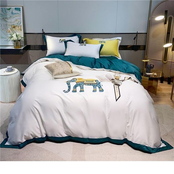 luxury elephant and leopard embroidery egyptian cotton bedding set satin duvet cover bed linen pillowcases home textile sets
luxury elephant and leopard embroidery egyptian cotton bedding set satin duvet cover bed linen pillowcases home textile sets