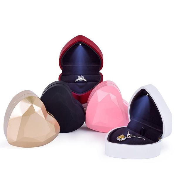 jewelry pouches, bags bilincolor heart engagement led light wedding ring box anniversary birthday gift, Pink;blue
jewelry pouches, bags bilincolor heart engagement led light wedding ring box anniversary birthday gift, Pink;blue