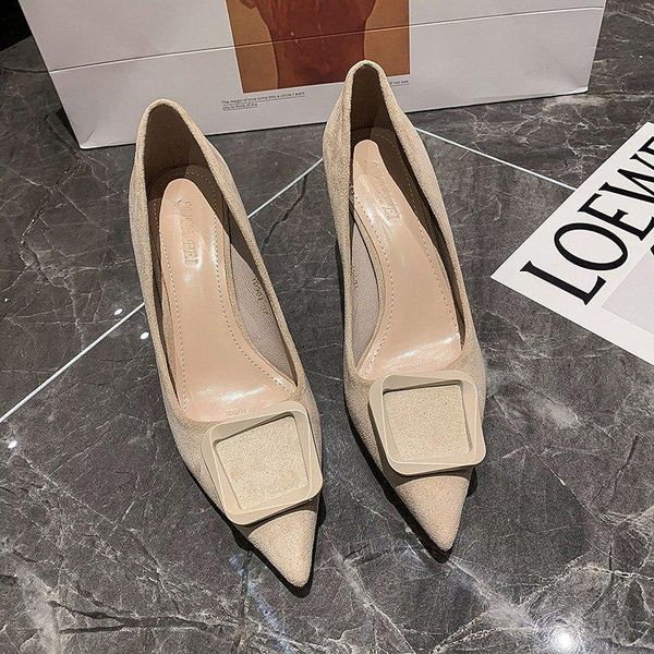 pointed high heeled shoes spring and summer 2021 suede thin heel shallow mouth women's dating dress, Black
pointed high heeled shoes spring and summer 2021 suede thin heel shallow mouth women's dating dress, Black