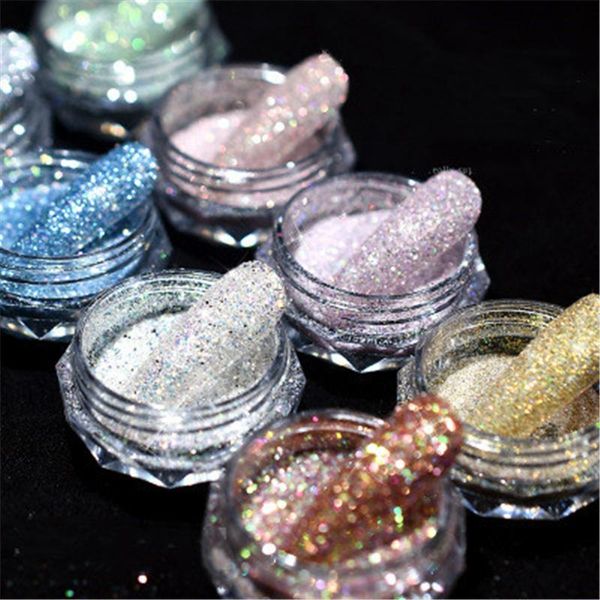 nail glitter 6 colors crystal diamond powder rainbow color shiny pigment holographic glass micro drill nails art decoration, Silver;gold
nail glitter 6 colors crystal diamond powder rainbow color shiny pigment holographic glass micro drill nails art decoration, Silver;gold