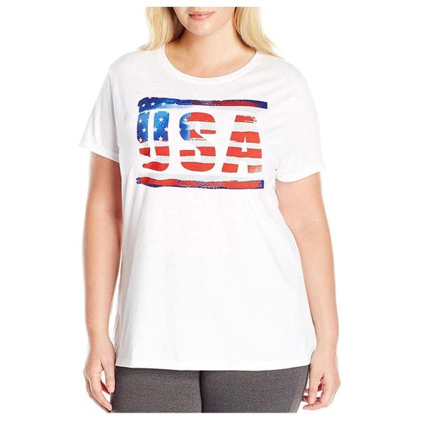 women's t-shirt usa letter print women t-shirts summer loose printed short sleeve harajuku plus size round neck tee zaraing, White
women's t-shirt usa letter print women t-shirts summer loose printed short sleeve harajuku plus size round neck tee zaraing, White
