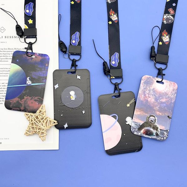 card holders cartoon space id credit bank holder students bus case visit door identity badge cards cover for women men pendants, Brown;gray
card holders cartoon space id credit bank holder students bus case visit door identity badge cards cover for women men pendants, Brown;gray