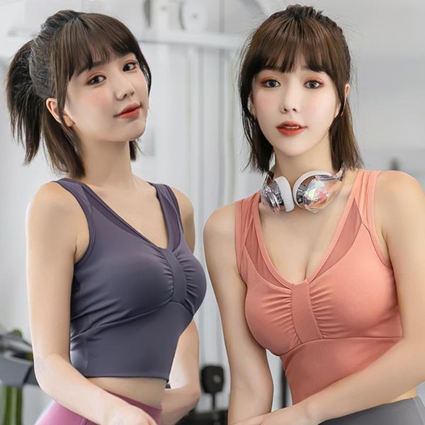 gym clothing 2021 bow design mesh panel shockproof breathable sports bra women deep u back gathered yoga fitness, White;black
gym clothing 2021 bow design mesh panel shockproof breathable sports bra women deep u back gathered yoga fitness, White;black