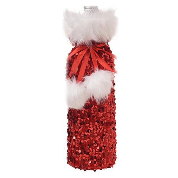 christmas decorations wine bottle cover sequins bow portable drawstring bag ornament 2022xmas navidad gift
christmas decorations wine bottle cover sequins bow portable drawstring bag ornament 2022xmas navidad gift