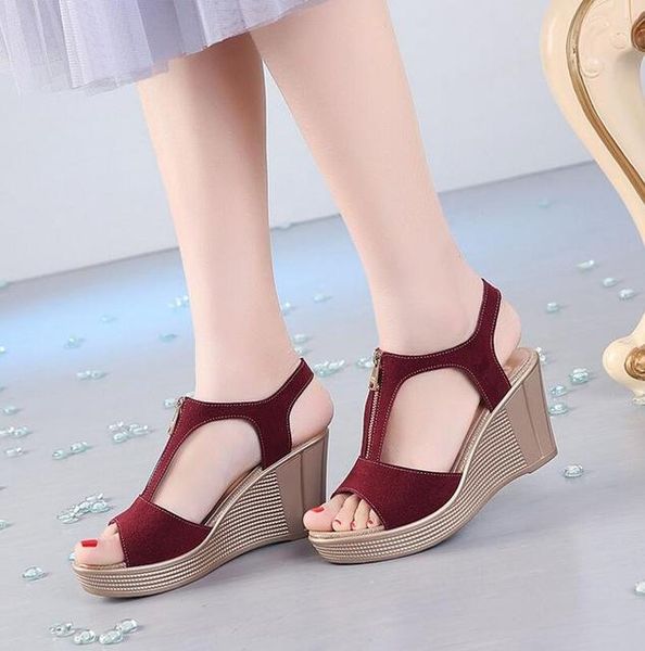 szsgcn414 women sandals summer platform high heels sandal shoes ladies wedge sandalia plataforma plus size 34-43, Black
szsgcn414 women sandals summer platform high heels sandal shoes ladies wedge sandalia plataforma plus size 34-43, Black