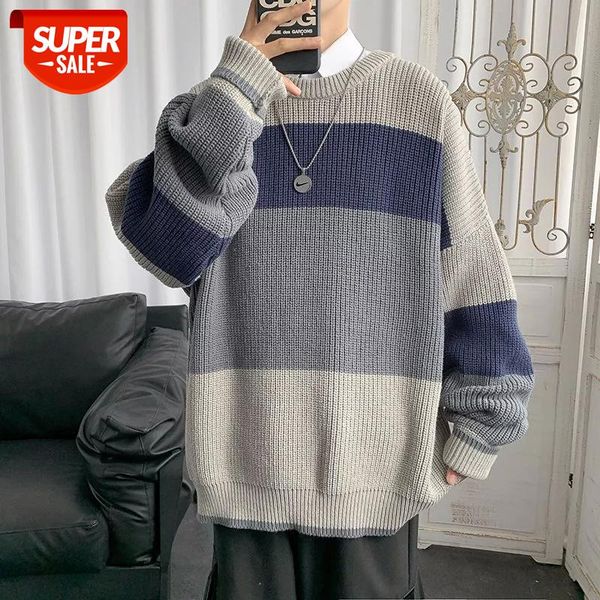 2020 winter men's stripe printing coats loose wool sweaters round neck pullover 2-color clothes in warm cashmere knitting -2xl #ks2x, White;black
2020 winter men's stripe printing coats loose wool sweaters round neck pullover 2-color clothes in warm cashmere knitting -2xl #ks2x, White;black