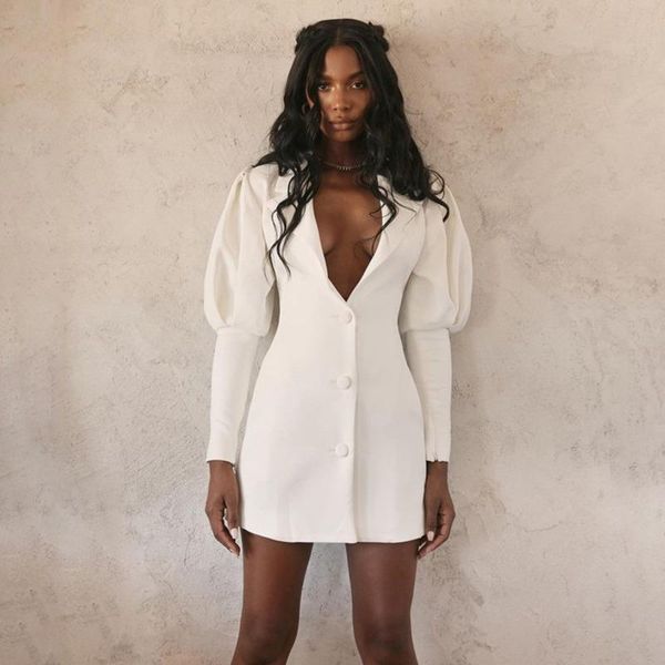 casual dresses autumn winter women's white dress female fashion notched collar lantern sleeve lady streetwear for party, Black;gray
casual dresses autumn winter women's white dress female fashion notched collar lantern sleeve lady streetwear for party, Black;gray