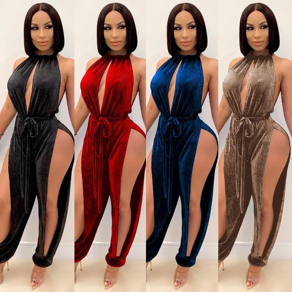gym clothing jumpsuits for women hollow out club fashion autumn solid jumpsuit halter party rompers and, White;black
gym clothing jumpsuits for women hollow out club fashion autumn solid jumpsuit halter party rompers and, White;black