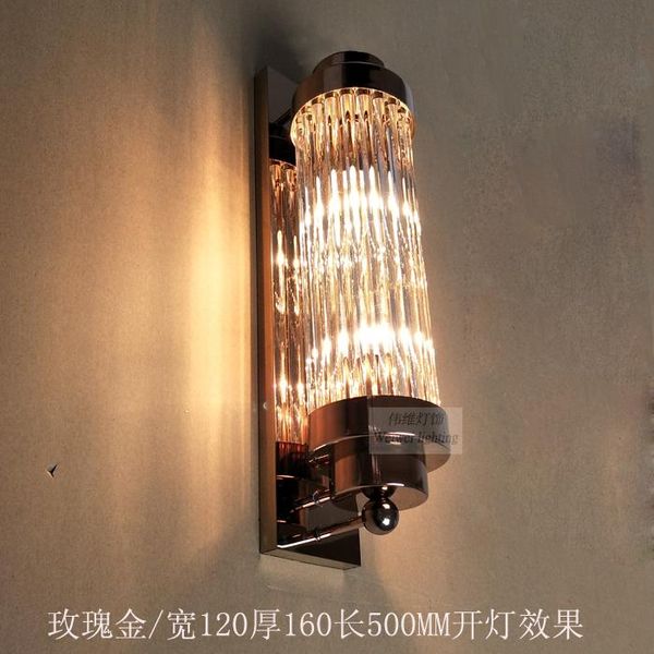 living room rose gold wall lamp bedroom titanium classic glass silver chrome simple modern bronze
living room rose gold wall lamp bedroom titanium classic glass silver chrome simple modern bronze