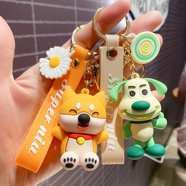keyring keychain cartoon cute dog doll key chain pendant car bag creative gift, Silver
keyring keychain cartoon cute dog doll key chain pendant car bag creative gift, Silver