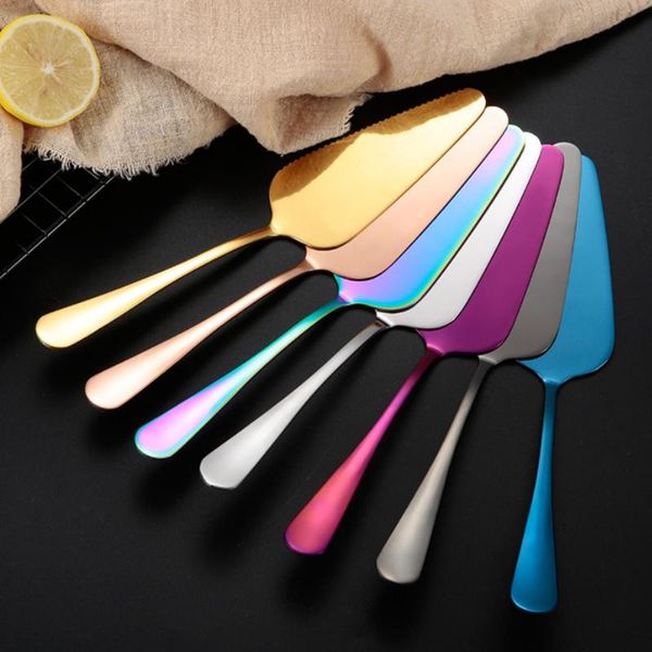 baking moulds 1pc personalized rainbow wedding cake shovel accessories pastry tools 7 colors stainless steel pizza servers
baking moulds 1pc personalized rainbow wedding cake shovel accessories pastry tools 7 colors stainless steel pizza servers