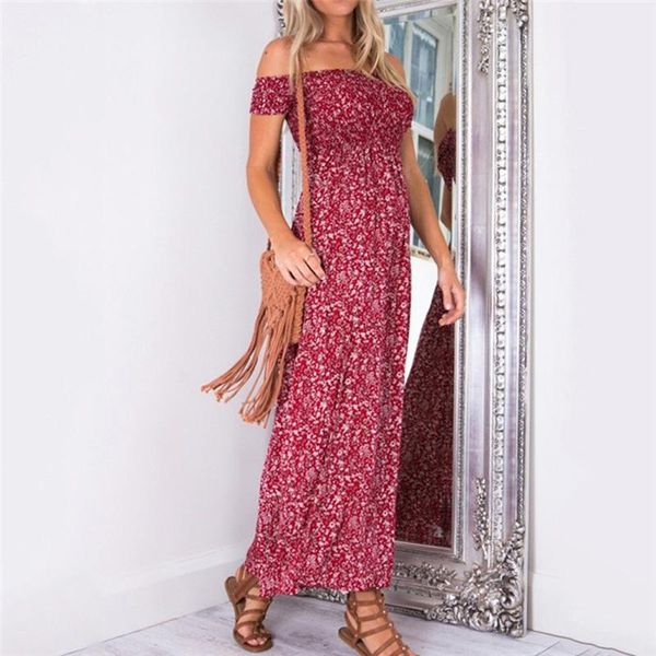 casual dresses plus size women summer long dress printing off the shoulder high waist female short sleeve backless 2021 vestidos, Black;gray
casual dresses plus size women summer long dress printing off the shoulder high waist female short sleeve backless 2021 vestidos, Black;gray
