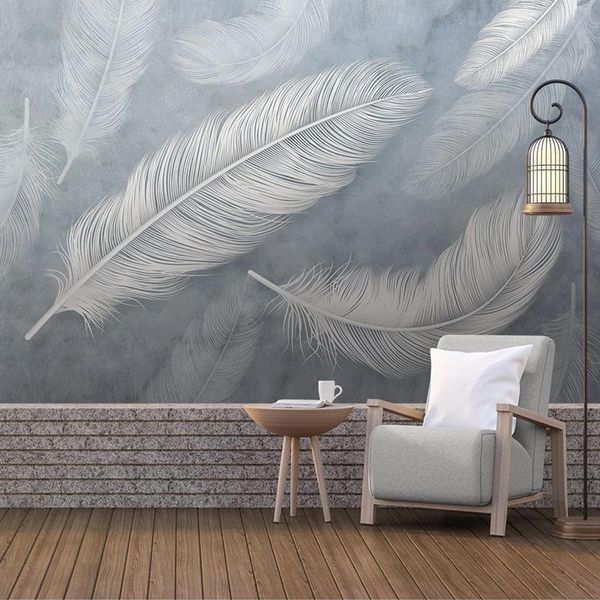 wallpapers custom 3d po wallpaper sticker white feather nordic modern living room bedroom sofa tv background wall mural papel de parede
wallpapers custom 3d po wallpaper sticker white feather nordic modern living room bedroom sofa tv background wall mural papel de parede