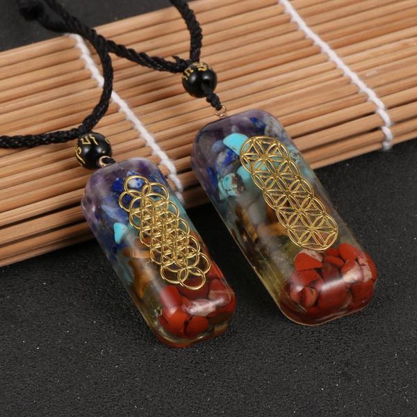 pendant necklaces reiki healing chakra orgone energy necklace men women colorful rectangle resin orgonite meditation pendulum jewelry, Silver
pendant necklaces reiki healing chakra orgone energy necklace men women colorful rectangle resin orgonite meditation pendulum jewelry, Silver