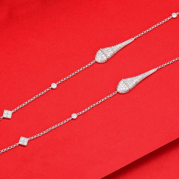 pendant necklaces trendy sweet design long necklace chain jewelry for women girl noble bridal wedding full shiny cz 2021 romantic gift, Silver
pendant necklaces trendy sweet design long necklace chain jewelry for women girl noble bridal wedding full shiny cz 2021 romantic gift, Silver
