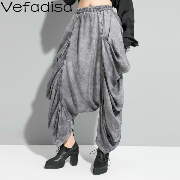 women's pants & capris vefadisa solid black pleated women cross-pants 2021 spring pocket high waist irregular ankle-length casual qyf22, Black;white
women's pants & capris vefadisa solid black pleated women cross-pants 2021 spring pocket high waist irregular ankle-length casual qyf22, Black;white