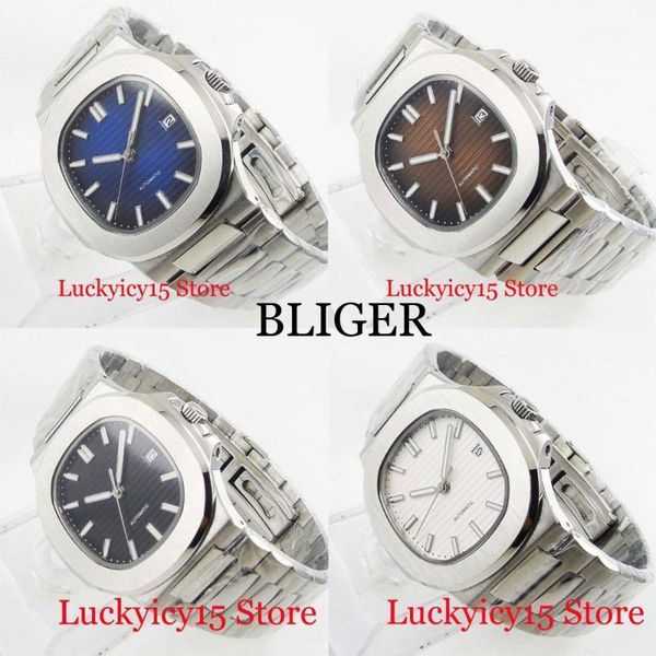 colors nologo fashion mechanical men's watch auto date sapphire glass 40mm square case automatic movement wristwatches, Slivery;brown
colors nologo fashion mechanical men's watch auto date sapphire glass 40mm square case automatic movement wristwatches, Slivery;brown