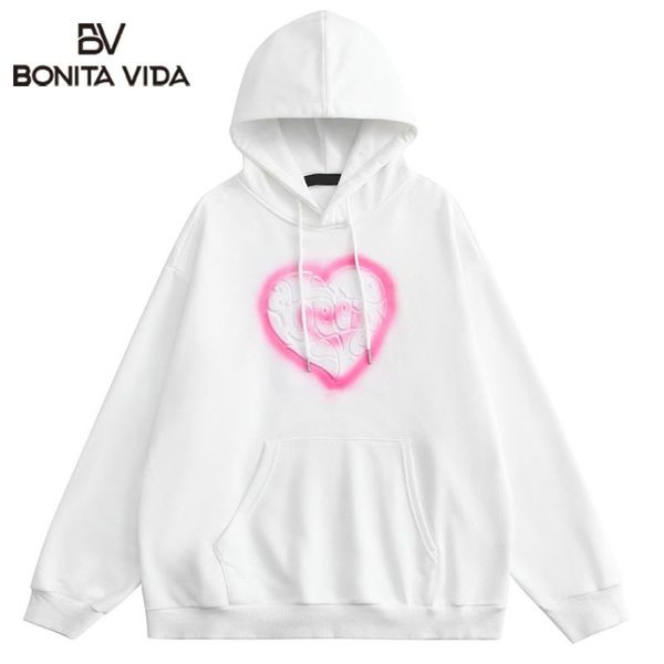 men's hoodies & sweatshirts vida hip hop loose love print men 2021 fashion autumn winter streetwear pullover harajuku male, Black
men's hoodies & sweatshirts vida hip hop loose love print men 2021 fashion autumn winter streetwear pullover harajuku male, Black