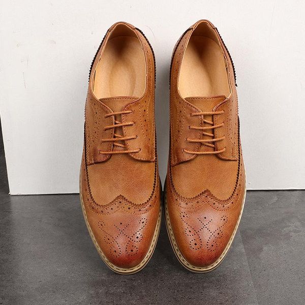 dress shoes brogue men breathable leather party business pointed toe oxfords wedding hjk89, Black
dress shoes brogue men breathable leather party business pointed toe oxfords wedding hjk89, Black