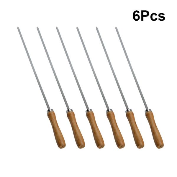 forks 6pcs stainless steel wooden handle sticks barbecue fruit kitchen supplies for home outdoor
forks 6pcs stainless steel wooden handle sticks barbecue fruit kitchen supplies for home outdoor